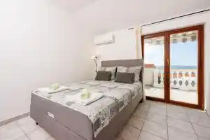 Hrvatska, CRIKVENICA, Idyllisches Studio-Apartment mit grandiosen Meerblick, Privatparkplatz, WiFi