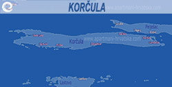 apartmani otok Korčula